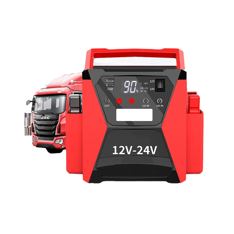 Caricabatterie intelligente per avviamento di emergenza per auto 12V/24V