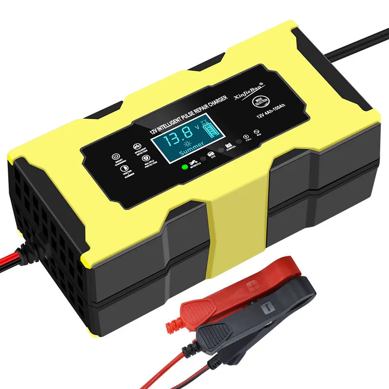Caricabatterie per moto con riparazione automatica completa 12V 6A
