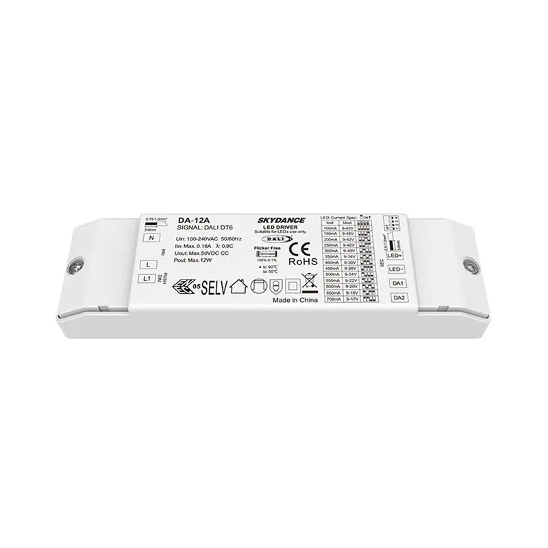 Driver LED dimmerabile DALI a corrente costante da 12 W