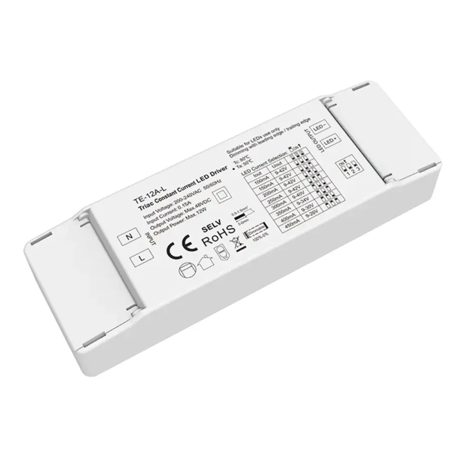 Driver LED dimmerabile Triac a corrente costante da 12 W