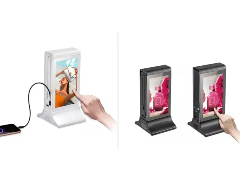Informazioni sul menu del giocatore pubblicitario della tabella Power Bank