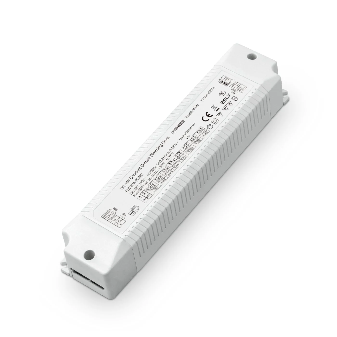 Driver LED dimmerabile CCT a corrente costante da 40 W 0-10 V
