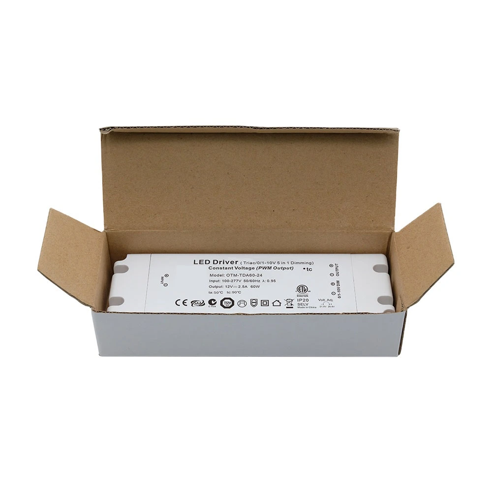 Driver LED dimmerabile triac ultra sottile a tensione costante da 60 W