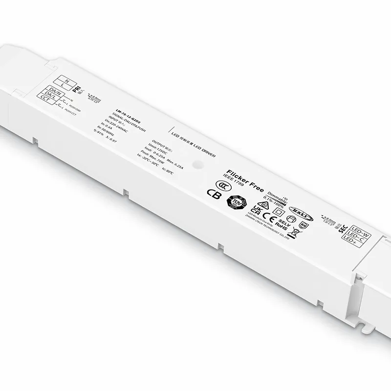Driver LED dimmerabile DALI a tensione costante 75W 12V
