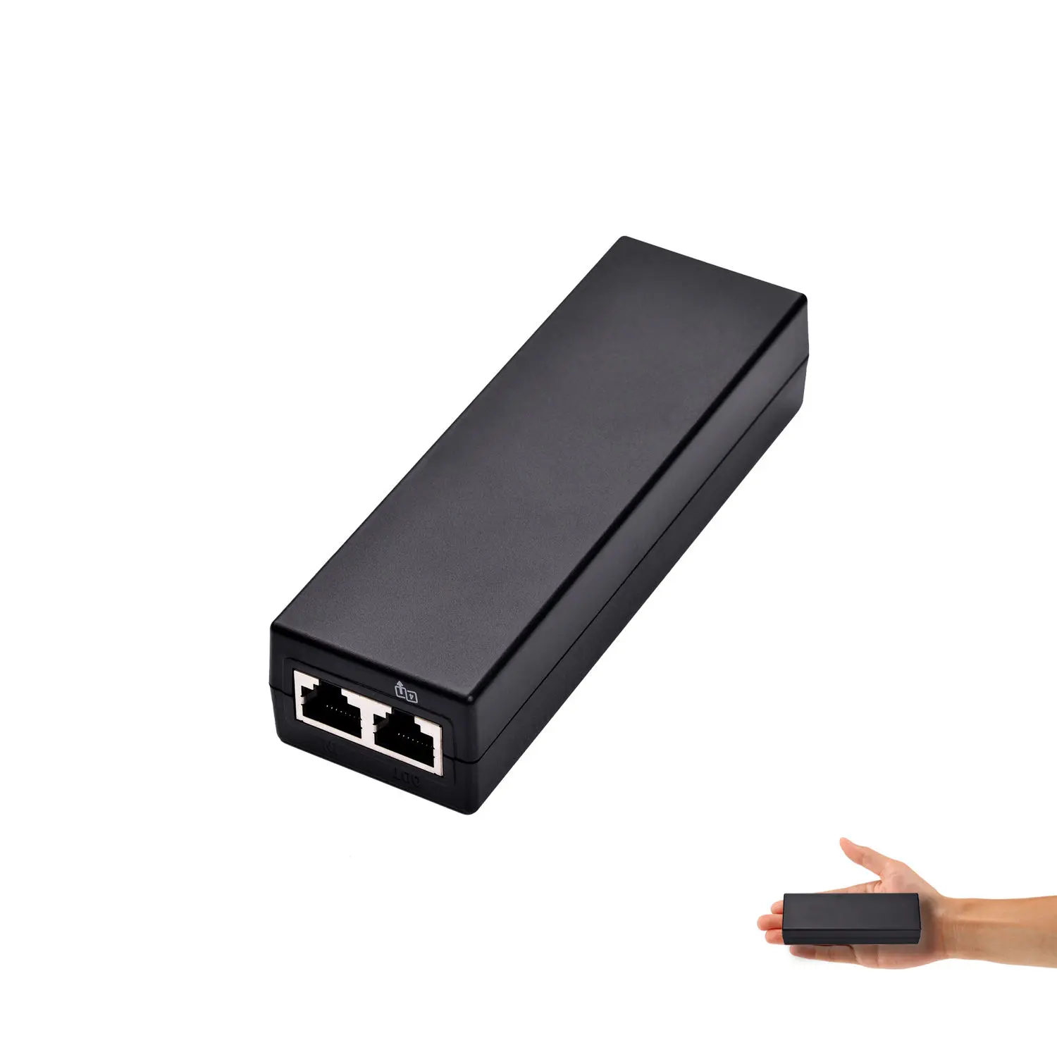 Iniettore PoE Gigabit Ethernet 802.3afat 48V 30W 1000Mbps